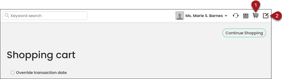 Enabling easy edit in the cart